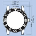 thumbnail image 2 of Navy Illinois Fighting Illini Competitor AnoChrome Color Bezel Watch, 2 of 4
