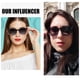 thumbnail image 2 of Gafas de sol DUCO retro redondas polarizadas UV400 para mujeres DC1230, 2 of 6