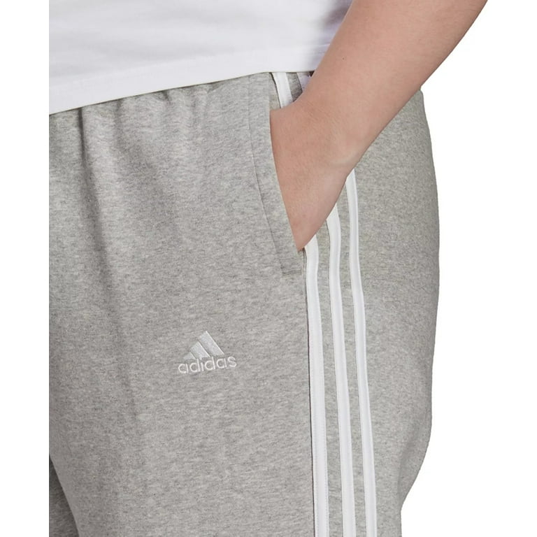 Women's adidas 3 hot sale stripe fleece jogger pants