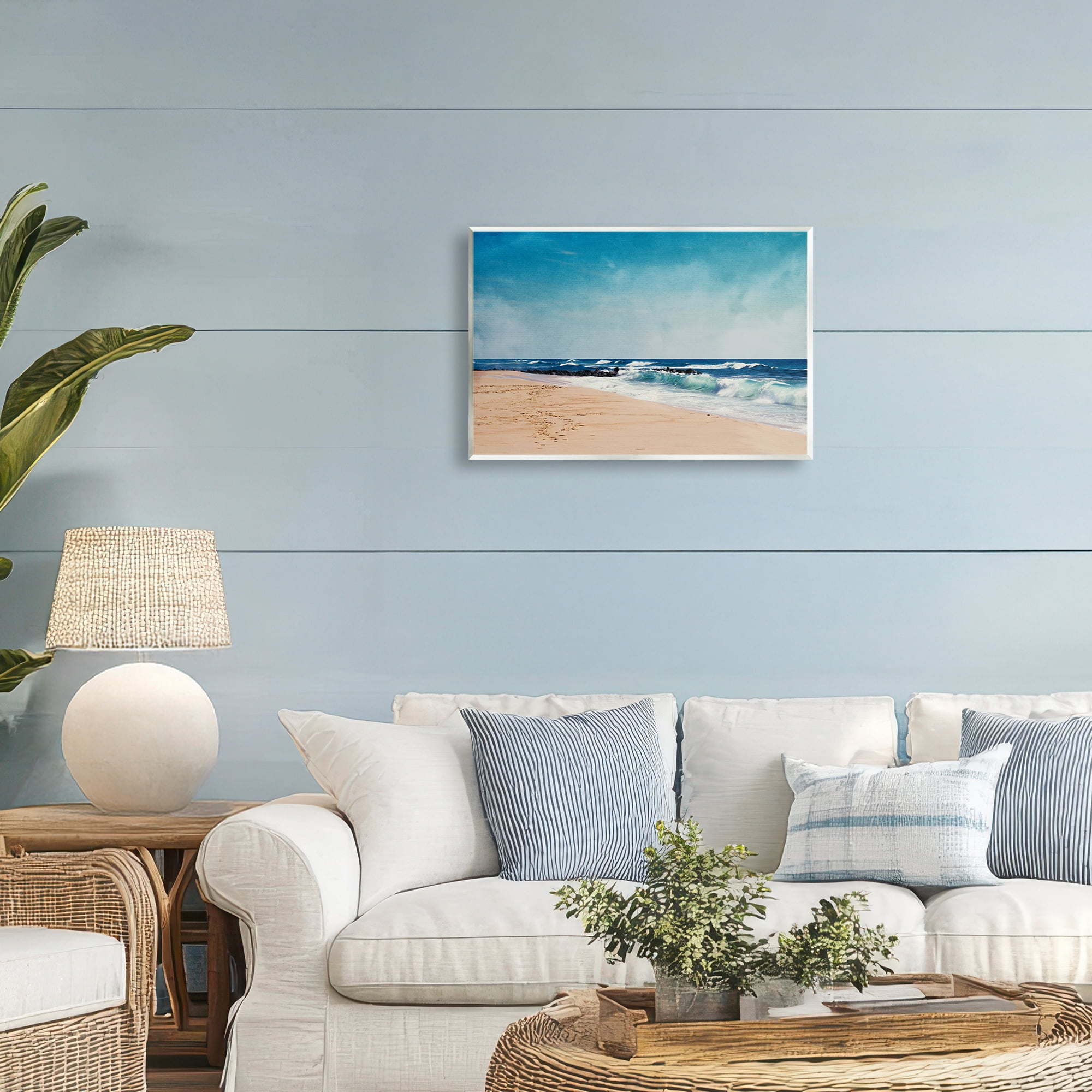 Stupell Industries Atlantic Waves Shoreline Wall Plaque Art, design by Dirk Wüstenhagen