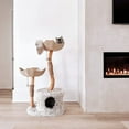 MAU Modern Cat Tree Tower for Large Cats, Real Branch Luxury Cat Condo