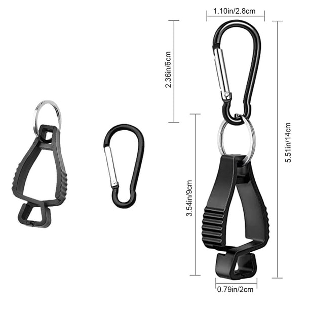 10 Uds. Clips para guantes para trabajo, portaguantes de plástico en forma de A para acampar al aire libre