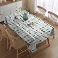 thumbnail image 2 of Green Christmas Tree Pattern Rectangle Tablecloth 60"x84",Waterproof Polyester Rectangle Table Cloth, Wipeable Spillproof Polyester Tablecloth for Dining, Camping, Indoor and Outdoor, 2 of 5