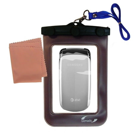 Gomadic Clean and Dry Waterproof Protective Case Suitablefor the Samsung SGH-A107 to use Underwater