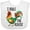 AA-White, variant on Inktastic Farmer I Rule the Roost Rooster Boys or Girls Baby Bib