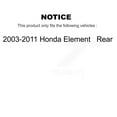 thumbnail image 2 of Transit Auto Front Rear Disc Brake Caliper Coated Rotors and Ceramic Pads Kit (10Pc) for Car 2003-2011 Honda Element KCG-100854C, 2 of 11