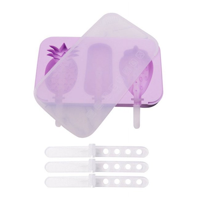 Silicone Popsicle Mold Cartoon Ice Lolly Mould With 6 Sticks Stackable And Reusable Cartoons Cute Cream Moulds