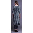 thumbnail image 3 of Bimba Kurti Imprimée à Manches 3/4 Tenue d'Été Kurta Tunique Droite pour Femmes, 3 of 6