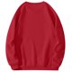 thumbnail image 4 of Amzcrzy Sudadera Para Hombre, Informal, A La Moda, Con Estampado De Cuello Redondo, Manga Larga, Color Rojo, M, 4 of 6