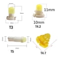 thumbnail image 2 of T5 T4.7 T4.2 T3 SMD Instrumento De Cuña Salpicadero Coche Medidor LED Bombilla De Luz De Motocicleta, 2 of 3
