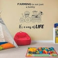 thumbnail image 2 of Farming Is Not Just A Hobby it’s A Way Of Life Farm Living Quotes Wall Sticker For Home Barn Room Bedroom House Art Decal House Fun Home Decors Stickers Wall Art Vinyl Decoration Size (10x10 inch), 2 of 3