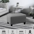 thumbnail image 4 of Sofa Ottoman Cover, Stretch Rectangle Ottoman Slipcovers, Foot Stool Slipcover, 4 of 6