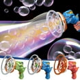 thumbnail image 2 of Dinosaur Bubble Blower Machine Toy with Mini Fan for Kids - Automatic Bubble Maker, Handheld Outdoor Fun, Easy Grip, Educational Play, 2 of 8
