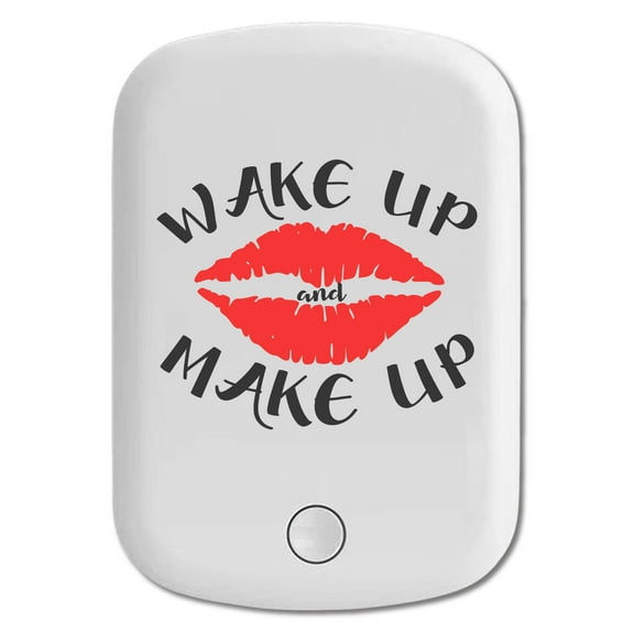 DistinctInk Magnetic Battery Pack, 5000 mAh Wireless Portable Charger with USB-C Cable, Compatible with MagSafe iPhone 14 / 13 / 12 Series - Wake Up and Make Up