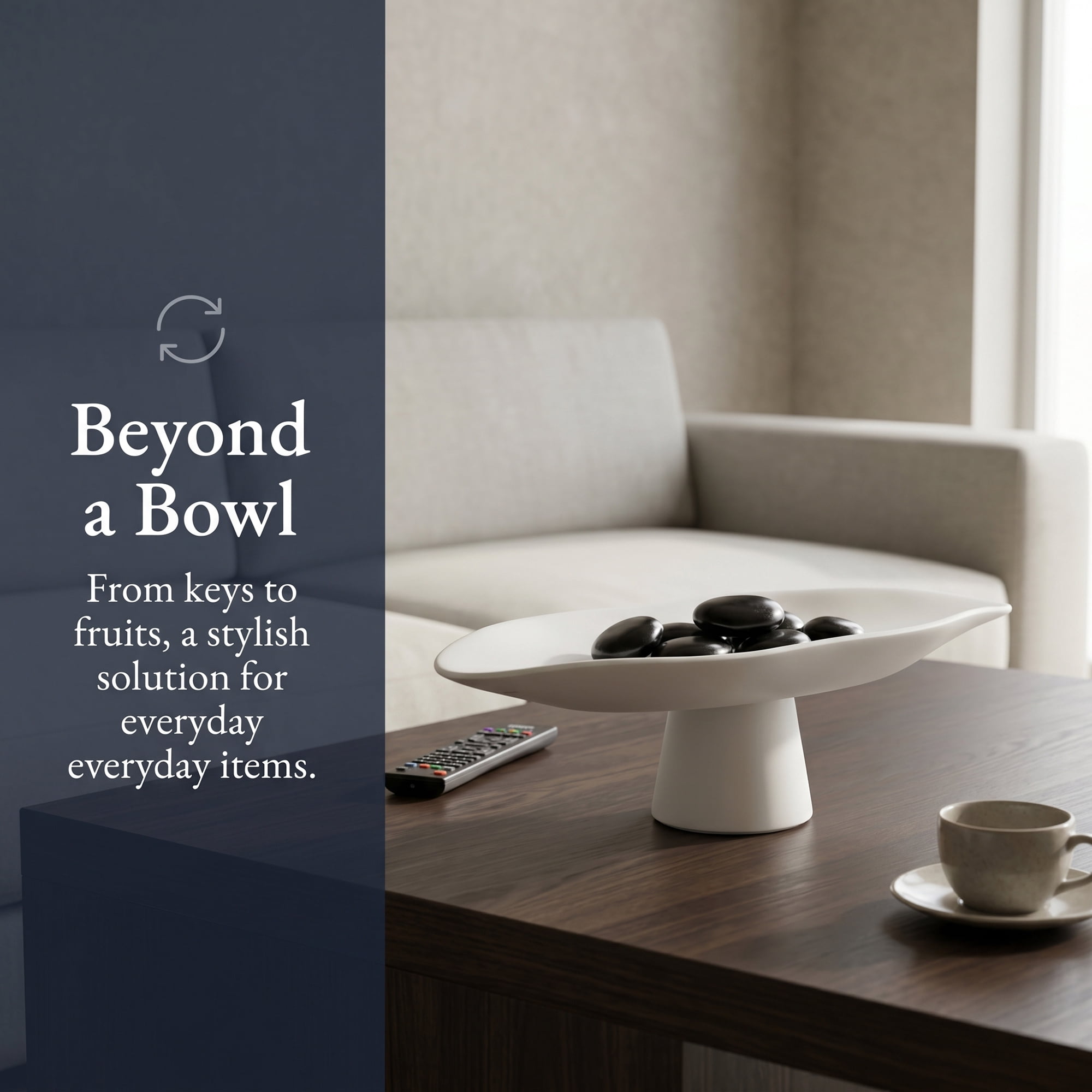 Unique Bargains Footed Decorative Pedestal Oblong Boat Shaped Bowl White 12.2*5.1*3.9inch