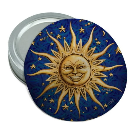 

Celestial Suns Moon Shooting Stars Round Rubber Non-Slip Jar Gripper Lid Opener