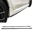 thumbnail image 2 of Ikon Motorsports Side Skirts Compatible With 2015-2021 Subaru WRX STI Painted #D4S Crystal Black Silica Pearl PP Rocker Panel 4PCS, 2 of 9
