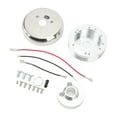 thumbnail image 1 of Steering Wheel Hub Adapter Polished 5 And 6 Hole Strong Bearing Capacity Replacement For Flaming River, 1 of 8
