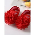 thumbnail image 3 of Baby Girl Toddler Shoes Flowers Soft Sole Walking Princess Shoes and Shoes Headband Set, 3 of 5