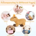 thumbnail image 5 of Muiteiur Large Capybara Plush Toy 23.6" Capybara Stuffed Animal, 5 of 6