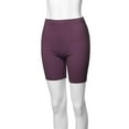 thumbnail image 5 of TheLovely Womens & Plus Basic Solid Cotton Mid Thigh High Rise Biker Bermuda Shorts, 5 of 5