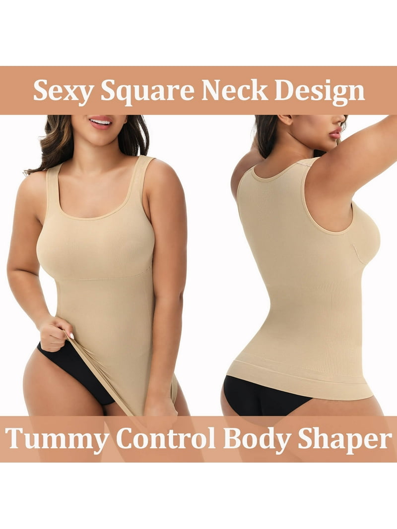 MANIFIQUE 2 Packs Compression Tank Cami - Tummy and Waist Control