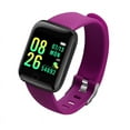thumbnail image 1 of Pulsera inteligente 116plus Pulsera deportiva D13 Pulsera con pantalla a color Podómetro deportivo Recordatorio de frecuencia cardíaca y presión arterial, 1 of 6