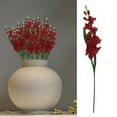 thumbnail image 4 of Artificial Flowers Gladioli Gladiolus Stem For Wedding Room  Multi Colors Available - red, 80cm, 4 of 8