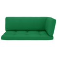 thumbnail image 3 of vidaXL Pallet Cushions 3 pcs Green Fabric, 3 of 5