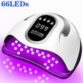 thumbnail image 1 of Lámpara LED UV para secado de esmalte de uñas, máquina de manicura con Sensor inteligente, equipo de Salón de Arte de uñas, 66LED, 1 of 4
