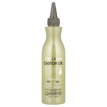 100% Pure Castor Oil  8.5 fl oz (250 ml)  Giovanni