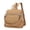 Y1#Beige, variant on Women's Convertible Backpack Purse,11.8X6.29X11.8inch Lightweight Nylon Daypack, Multi-Pocket Casual Shoulder Bag, Backpack for Travel, Work, Shopping and Daily Use