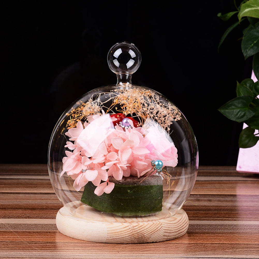 glass ball decoration with lid