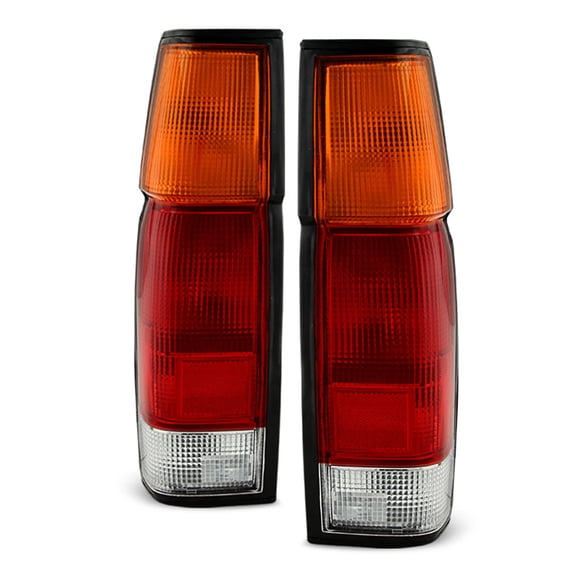 For 1986-1997 D21 Hardbody Pickup Tail Lights Lamps w/Bulbs Harness Left Right