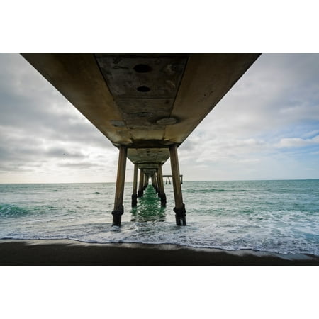 Pier in the Pacific ocean Pacifica Pier Pacifica San Mateo County California USA Canvas Art - Panoramic Images (24 x (Best Of Burma San Mateo)