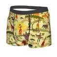 thumbnail image 2 of Kll African Men'S Cotton Boxer Briefs Underwear-X-Large, 2 of 9