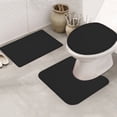 thumbnail image 6 of JunYeShi Clearance Under $2.00 Bathroom Toilet Cover Bathroom Mats Absorbent Printed Floor Mats Bathroom Toilet 3 Piece Floor Mat Set, 6 of 8