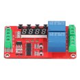 thumbnail image 4 of Time Delay Relay 2 Channel Control Module Board Self Lock Cycle Timing Adjustable Accuracy 20 Functions for DC AC Load Capacity, 4 of 7