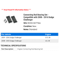 thumbnail image 2 of Connecting Rod Bearing Set - Compatible with 2008 - 2016 Dodge Challenger 2009 2010 2011 2012 2013 2014 2015, 2 of 2