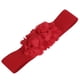 thumbnail image 4 of Minnieouse Cinturón para mujer, accesorio de decoración de ropa, cinturilla ancha para mujer, cinturones elásticos en forma de rosa de Color Rojo 5Conjunto, 4 of 6