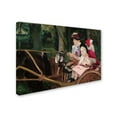 thumbnail image 2 of Trademark Fine Art 'Cassatt - A Woman And A Girl Driving' Canvas Art by Ed Wheeler, 2 of 3