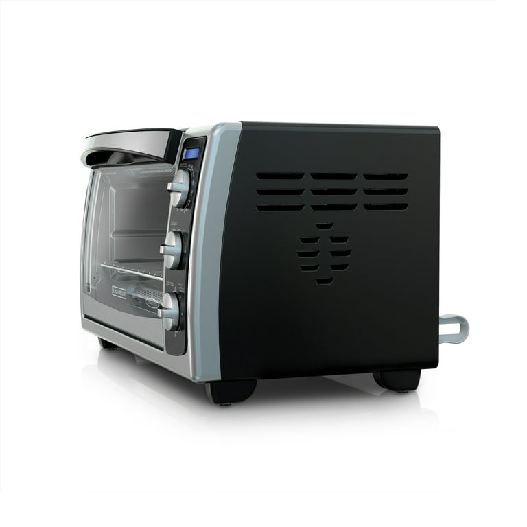 BLACK+DECKER 6-Slice Toaster Oven, Black, TO1950SBD 