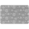 thumbnail image 4 of PVC Doormat Entrance Rugs Heavy Duty Welcome Mats, Christmas Snowflake Outdoor Indoor Mats Non Slip Rubber Backing for Front Door/Yard/Garage/Garden, 18"x 30" Xmas Winter White Snowflake Grey Decor, 4 of 6