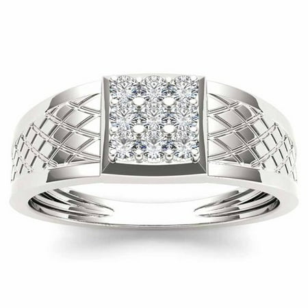 Imperial Men's 1/3 Carat T.W. Diamond 10kt White Gold Engagement Ring