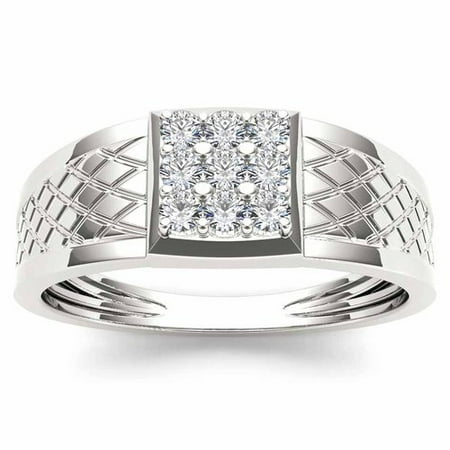 Men's 1/3 Carat T.W. Diamond 10kt White Gold Engagement