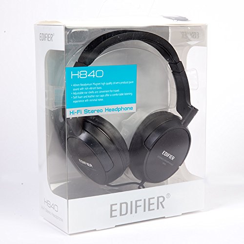 Edifier H840 Audiophile Over-the-ear Noise-Isolating Headphones - Black - image 5 of 7