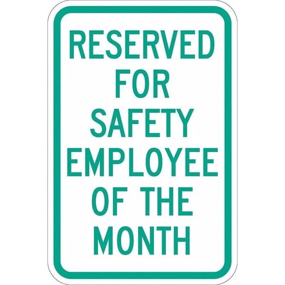 Lyle Employee Parking Sign,18" x 12, T1-1184-EG_12x18 T1-1184-EG_12x18