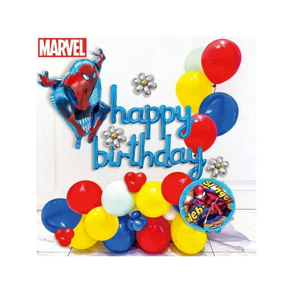 Spider-Man Balloon set, 70PCS, Assorted Colors