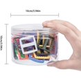 thumbnail image 7 of 66 Pcs Plastic Slides Buckle 11 Colors Rectangle Slide Buckles for Strap Fastener Backpack Belt Crafts Sewing Making Mixed Color 1box, 7 of 7