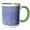 Green/White, variant on 3drose, Blue Snowflakes, 11oz Mug